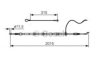 BOSCH 1 987 482 015 Cable, parking brake
